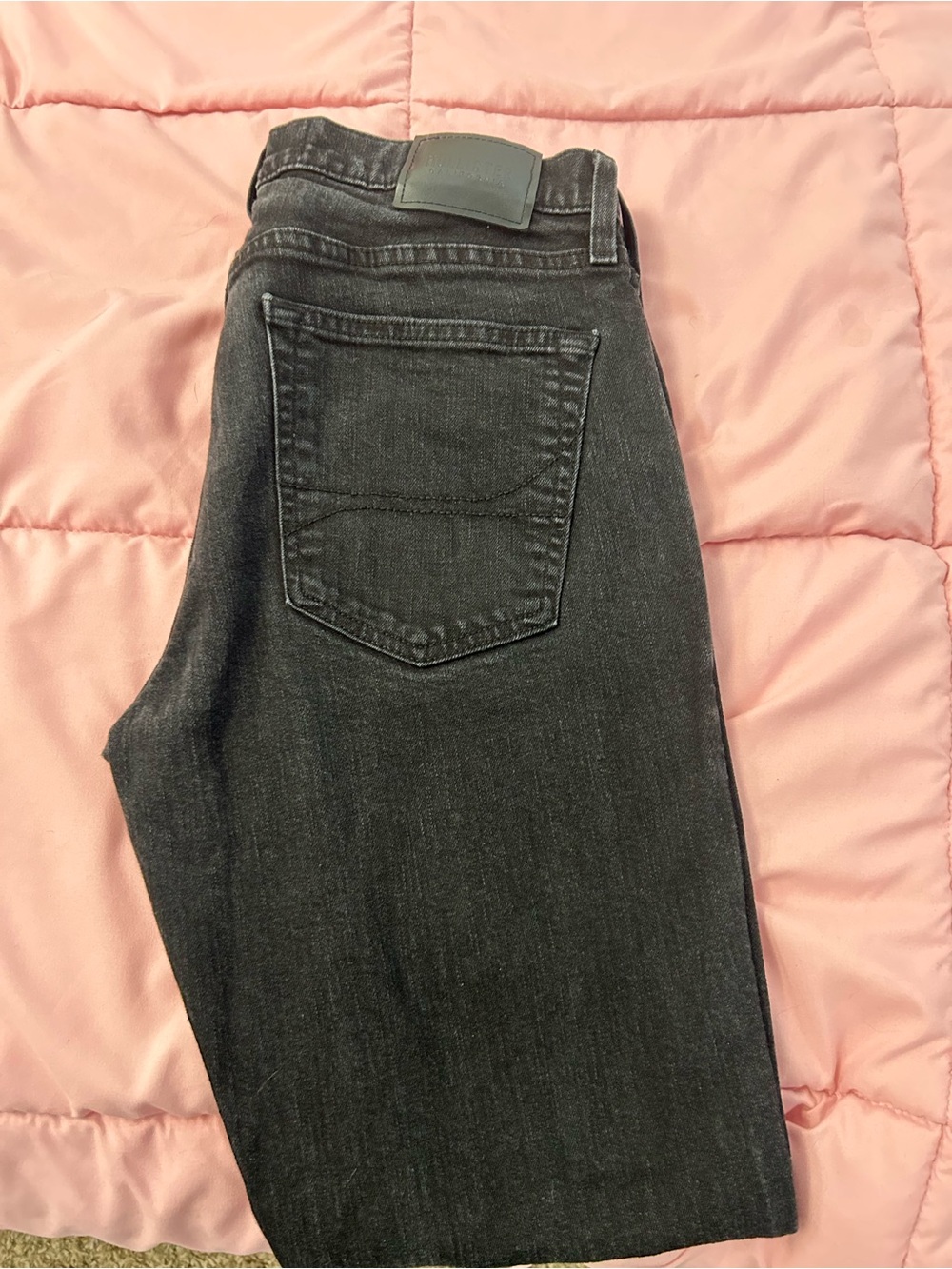 Hollister Men's Black Slim Straight Jeans
